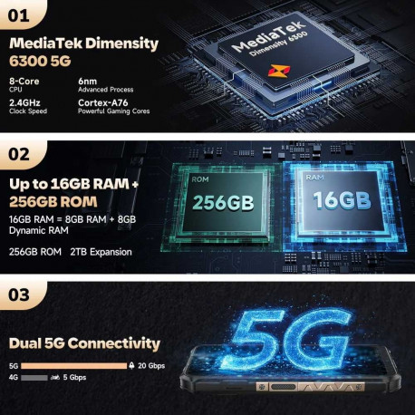 Ulefone Armor X16 Pro 8/256GB Sand Dune
