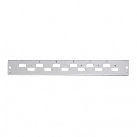 EFB eesplaat 1HE 24SCs (24LCD) horisontaalselt nihutatud, RAL7035