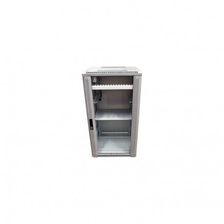 "ALLNET Netzwerkschrank 19"" 42HE B600/T 900mm Glastür Lichtgrau SNB-Serie"