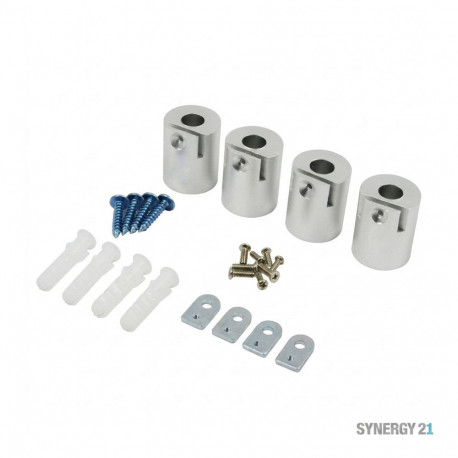 Synergy 21 LED-paneeli paigalduskomplekt silinder V1+V2 paneelile, valge