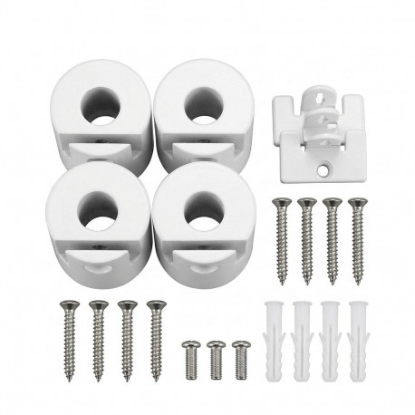 Synergy 21 LED-paneeli silindriline paigalduskomplekt V3 PRO paneelile, valge