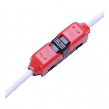 "Synergy 21 LED FLEX Strip zub. Easy Connect I shape for 1 line red"