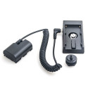 Caruba Canon LP E6 Full Decoding Dummy Batterij + F970 Batterijhuls (veer kabel)