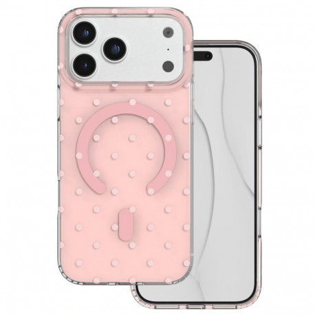 Bubble Dots Mag case for iPhone 17 Pro Max / 18 Pro Max 6,9'' pink