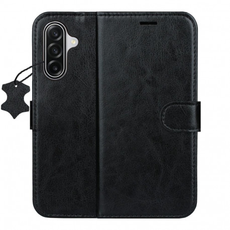 Smart Luxe leather case for Samsung Galaxy S25 FE black
