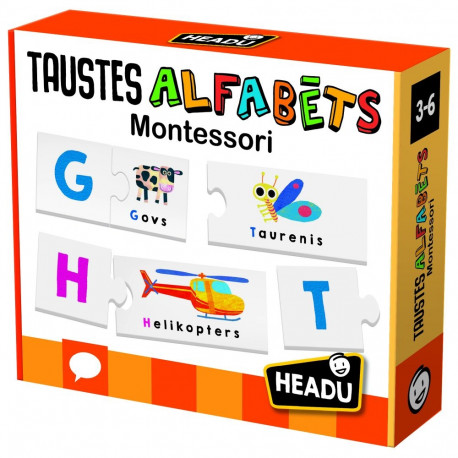 HEADU Montessori Touch Abc (In Latvian lang.)