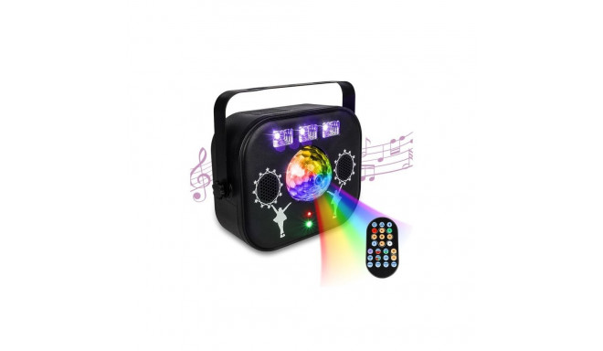 LIGHT4ME diskolaser MULTIBOX mitmeefektne LED-palliga