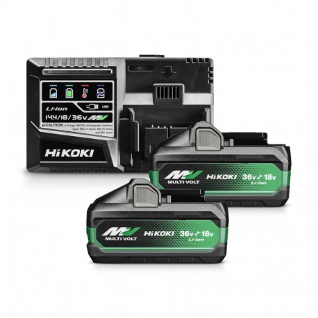 HIKOKI akud BSL36A18X 36V 2,5Ah 2tk + laadija UC18YSL3 WHZ