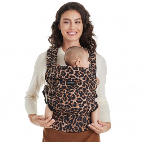 Momcozy beebikandja BC001 imikutele ja lastele, leopardiprint