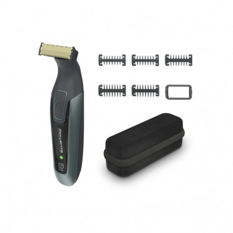 Rowenta Beard Trimmer | TN6044E0 | Cordless | Number of length steps 6 | Wet & Dry | Black/Green