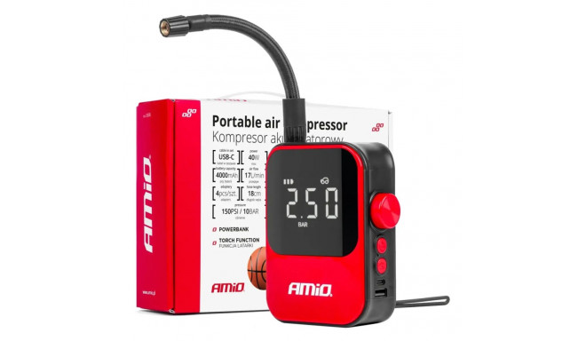 Cordless air compressor AMIO-03690