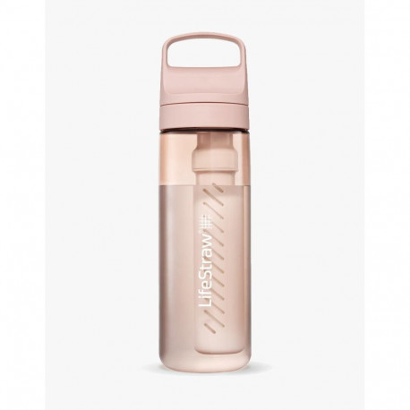 LifeStraw veepudel Go Series 650ml igapäevaseks kasutamiseks plastikust, kirss, roosa, läbipaistev