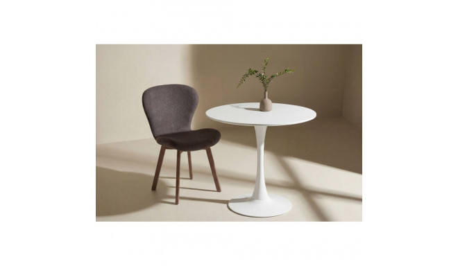 Söögilaud HAMDEN ø80cm, valge