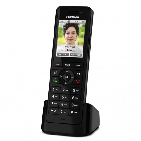 Fon telefon FRITZ! X6 DECT numbrinäidik, must
