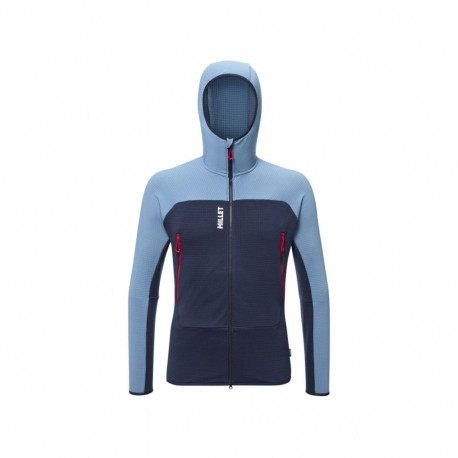 Bluza męska MILLET Fusion Grid Hoodie M niebieska - M