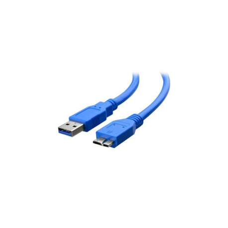 Techly USB 3.0 Superspeed Cable A / Micro B 0.5m Blue ICOC MUSB3-A-005