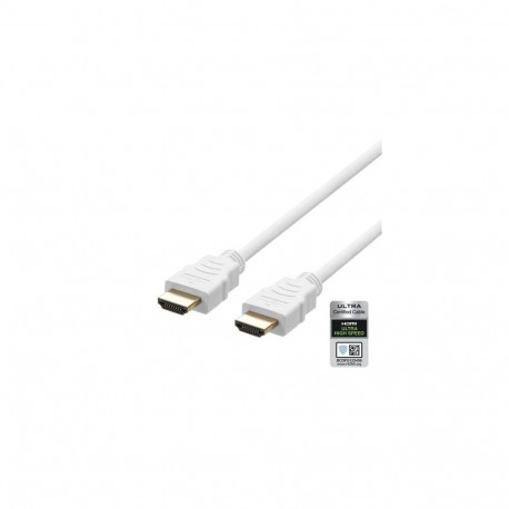 Deltaco HU-20A-R HDMI cable 2 m HDMI Type A (Standard) White