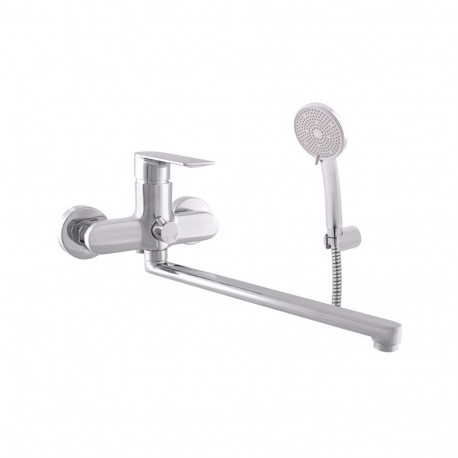 BATH MIXER LONG SPOUT NIL CHROME