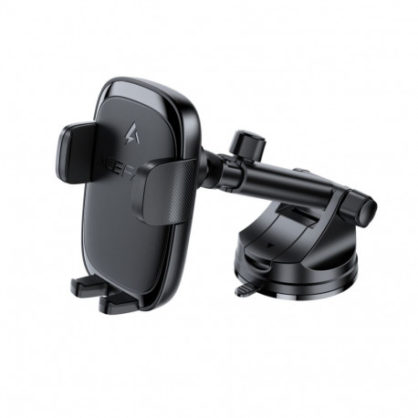 Acefast IN-CAR Phone Holder With 15W FAST Wireless Charger Black