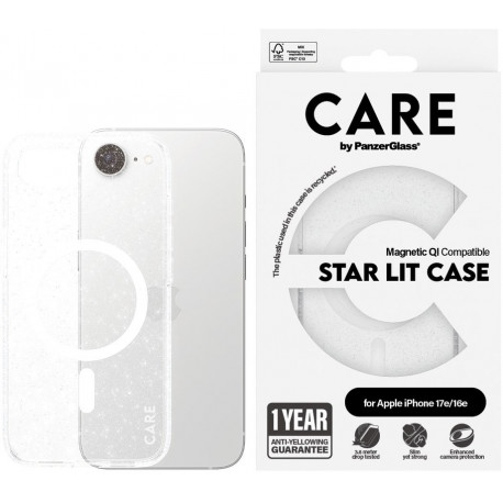 Care case Flagship Combat MagSafe Apple iPhone 16e, transparent