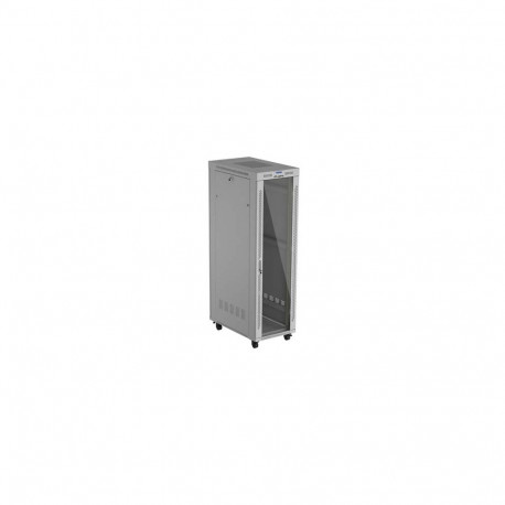 Lanberg serverikapp 19" 42U/600x1000, põrandapealne, lamedas pakendis, klaasukse ja LCD-ekraaniga, h