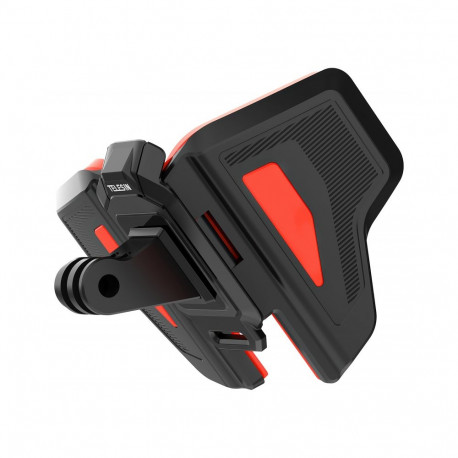Camera Mount - Telesin GP-HBM-MT2 Helmet Mount for GoPro Cameras Black