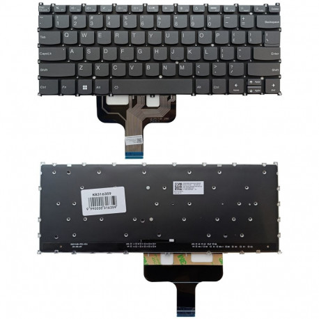 Keyboard - Lenovo Yoga 7 14IAL7 Replacement Backlit Keyboard Black