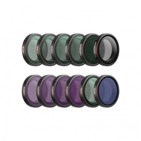 Camera Filter Set - Freewell OSMO NANO Mega Kit 12 Pcs ND, CPL, Glow Mist