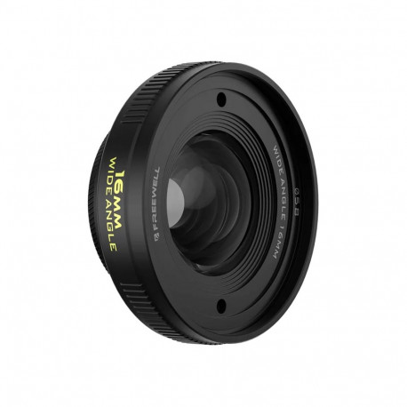 Camera Lens - Freewell 16mm Wide-Angle Lens 105° FOV 0.5m Minimum Focus Distance