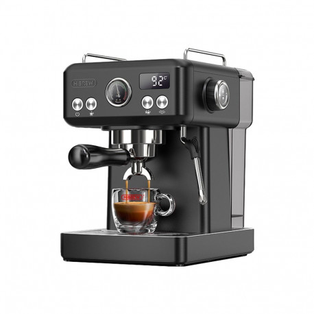 Coffee Maker - HiBREW H10A Piston Espresso Machine 19-Bar Pressure 1.8L Black