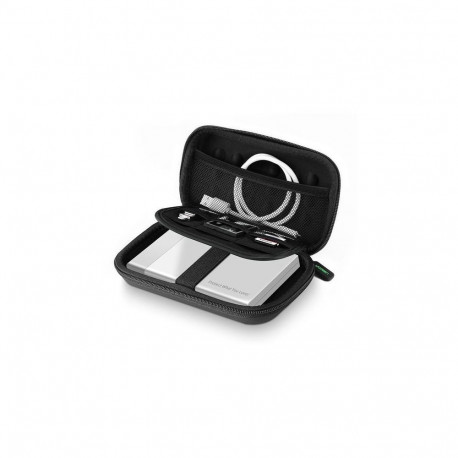 Storage Drive Case - Ugreen 40707 EVA Waterproof Shock-Resistant Black