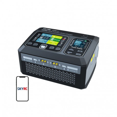Charger - SkyRC D750 MIX Dual-Channel AC/DC Battery Charger USB-C PD Wireless