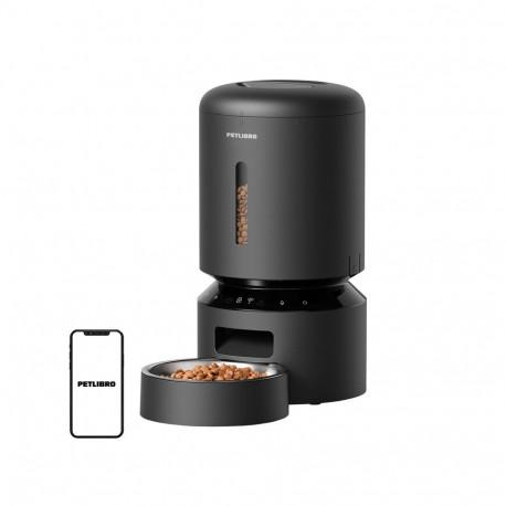 Pet Supplies - Petlibro Granary Smart Feeder (5L, WiFi, stainless steel bowl, black)