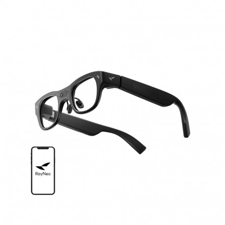AR Glasses - RayNeo X3 Pro 43" 6000 nits 12 MP Camera Black