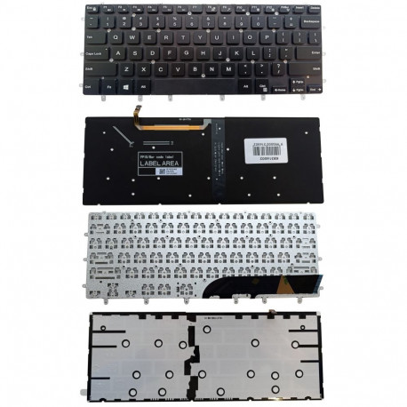 Keyboard - Dell Inspiron 7558, 7568, XPS 15 9550, 9560, 9570 Backlit Black