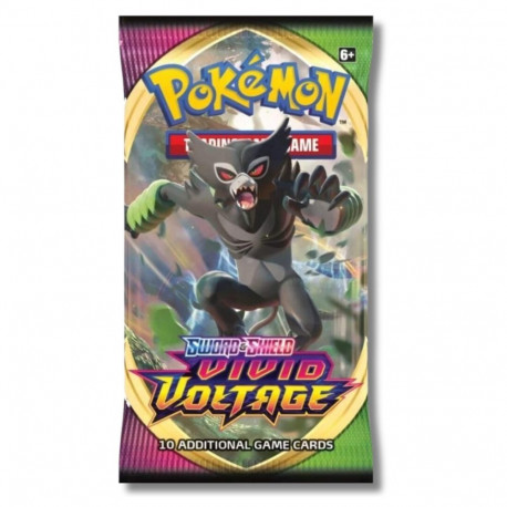 Trading Card - Pokémon Sword & Shield Vivid Voltage Booster Pack (10 Cards)