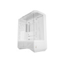 Computer Case - darkFlash DY460 ATX Case, 4 ARGB Fans, USB-C, White