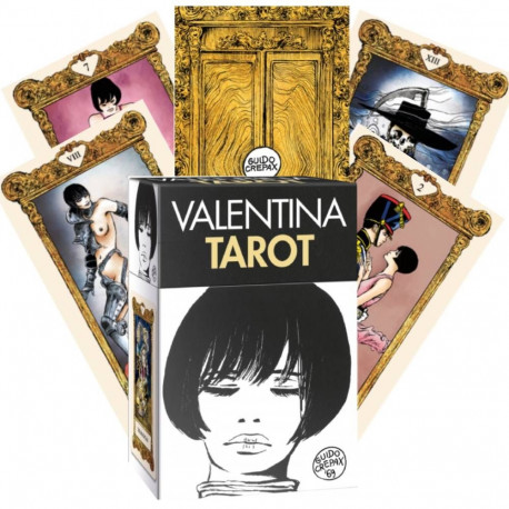 Tarot Cards - Valentina Taro 78 Cards 6.6 x 12 cm Plastic-Coated Paper Made in Italy