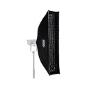 Lighting Modifier - Newell 30 x 120 cm Rectangular Softbox Bowens Mount, Diffusion Fabrics, Grid