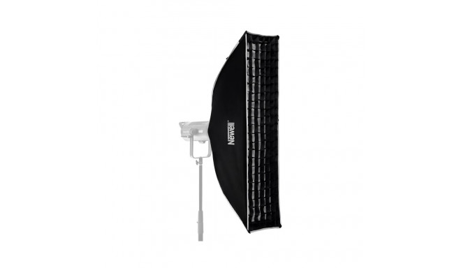 Lighting Modifier - Newell 30 x 120 cm Rectangular Softbox Bowens Mount, Diffusion Fabrics, Grid