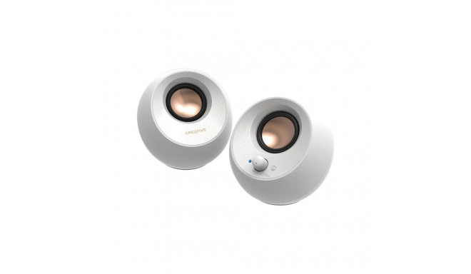 Speaker - Creative Pebble V3 2.0 10W Bluetooth 5.0 White