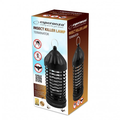 Insect Trap - Esperanza EHQ005 Electric UV Lamp 600V 2W 220-240V Black