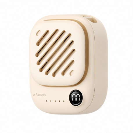 Portable Fan - AECOOLY CLICK 01 Mini Neck Fan, Beige