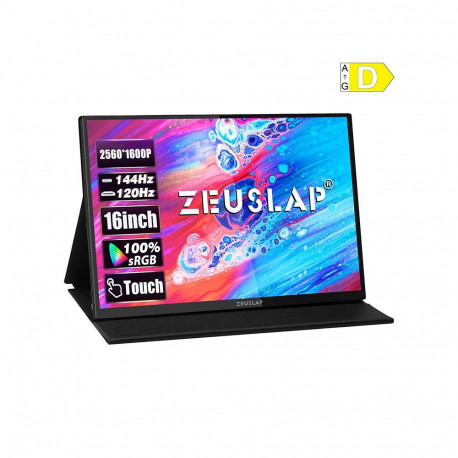 Monitor - Zeuslap P16KT 16-Inch 2560×1600 144Hz Touchscreen