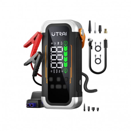 Automotive Jump Starter - UTRAI JS40 6000A Peak Current, Air Compressor, Power Bank