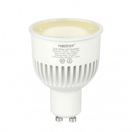 "LED Retrofit GU10 6W Dual White LED Spotlight *Milight/Miboxer*"