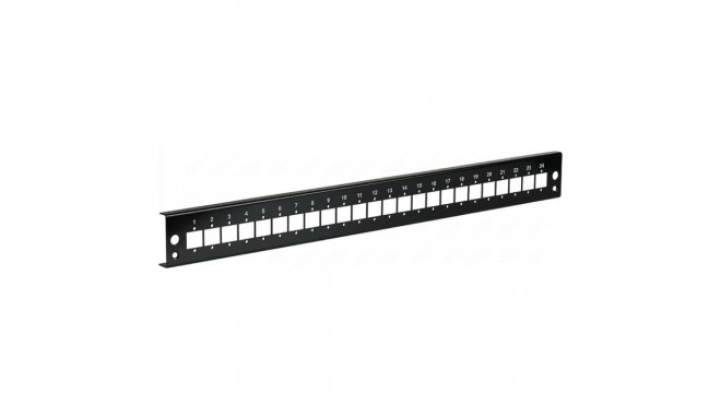 EFB esipaneel 24xE2000Duplex E2000 Compact (RDM) otseversioon, must