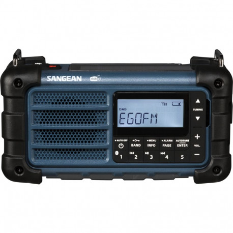 "Sangean MMR-99 DAB blau Notfall/Kurbel/Solar Radio"
