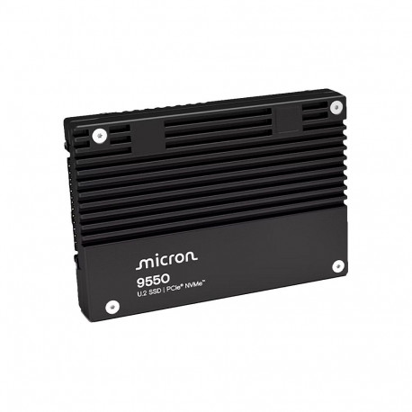"6.4TB Micron 9550 MAX NVMee U.2 15mm"