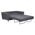 Sofa bed VESPER 2-seater, dark grey